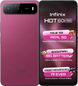 Infinix Hot 60i 5G 8GB/4GB RAM 256GB/128GB Storage