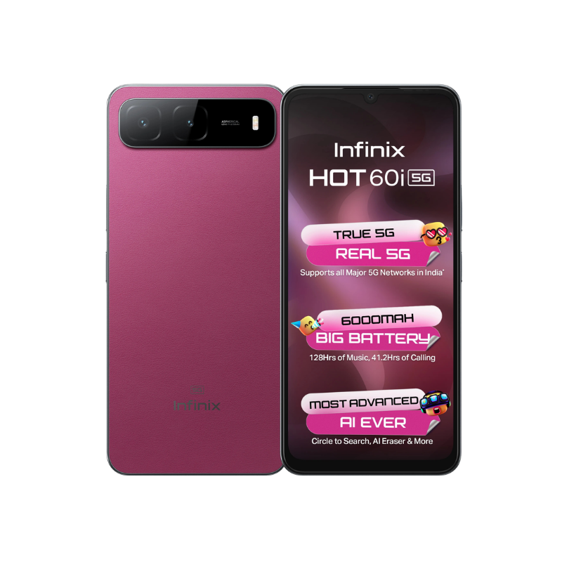 Infinix Hot 60i 5G 8GB/4GB RAM 256GB/128GB Storage